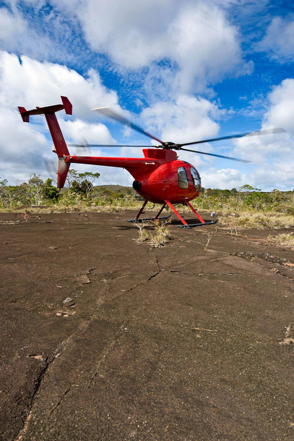 helicopter rescue on Kilimanjaro